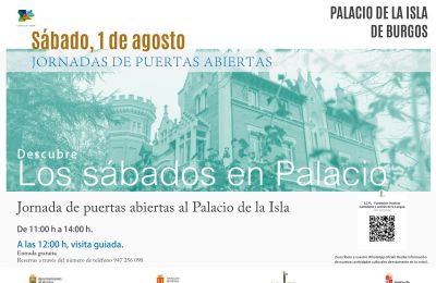 Una nueva jornada de puertas abiertas invita a conocer el Palacio de la Isla de Burgos
