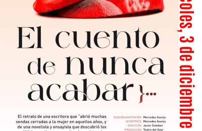 Azar Teatro recuerda a Carmen Martín Gaite en Soria con la obra ‘El cuento de nunca acabar’