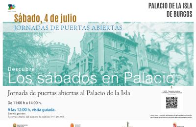 Nueva jornada de puertas abiertas al Palacio de la Isla de Burgos