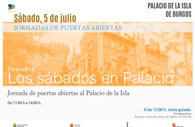 Una nueva jornada de puertas abiertas invita a conocer la historia del Palacio de la Isla de Burgos