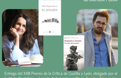 Benjamín G. Rosado y María Ángeles Álvarez recogen en Valladolid el Premio de la Crítica de Castilla y León