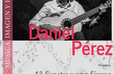 El compositor Daniel Pérez ofrece en Aranda de Duero el recital poético ’13 sonetos y una sirena’