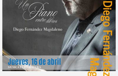Diego Fernández Magdaleno presenta en el Palacio de la Isla su disco ‘Un piano entre libros’