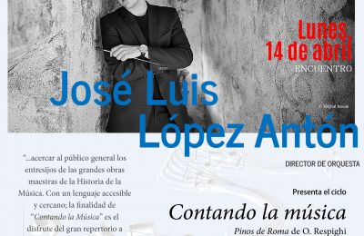 El director de orquesta López Antón regresa a la Casa de las Conchas con ‘Contando la música’ y su homenaje a Respighi