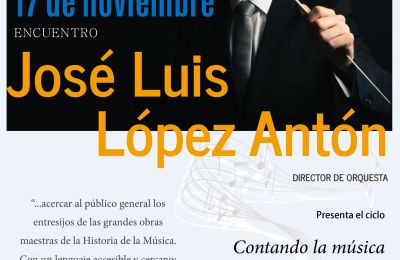 López Antón lleva a Valladolid su homenaje a ‘El sombrero de tres picos’ de Falla en ‘Contando la música’