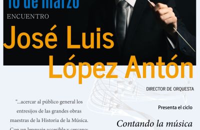 José Luis López Antón regresa a Salamanca con ‘Contando la música’ y su análisis de ‘El sombrero de tres picos’