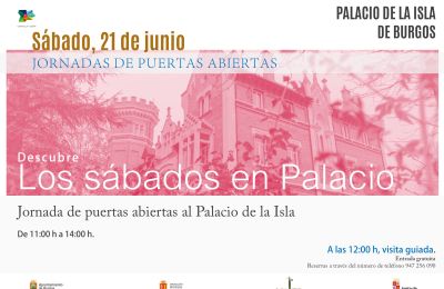 Una nueva jornada de puertas abiertas invita a conocer la historia del Palacio de la Isla de Burgos