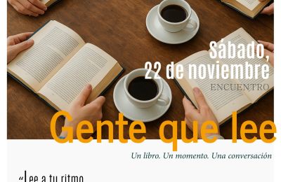 ‘Gente que lee’, nueva invitación a la lectura y a compartir experiencias en el Palacio de la Isla