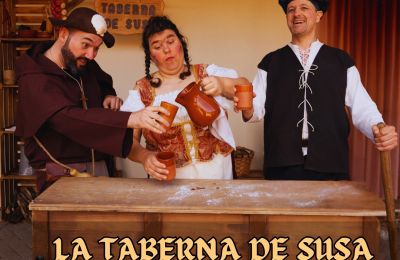 Dinamia Teatro lleva a Corullón la puesta en escena de la comedia medieval ‘La taberna de Susa’    