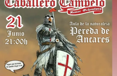 Nath Teatro representa en Pereda de Ancares la obra ‘Caballlero Campelo’, una vuelta al humor ochentero