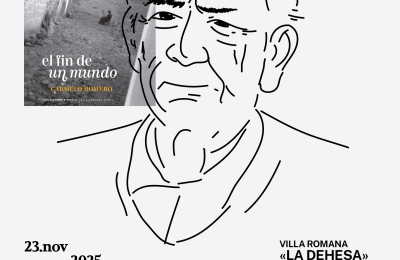 Carmelo Romero comparte con los lectores su novela ‘El fin de un mundo’ en la Villa Romana La Dehesa