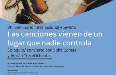 El Palacio de la Isla acoge el coloquio-concierto ‘Las canciones vienen de un lugar que nadie controla’