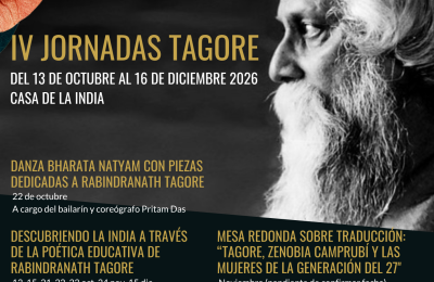 La Casa de la India reivindica el legado de Tagore con unas jornadas culturales en Valladolid 
