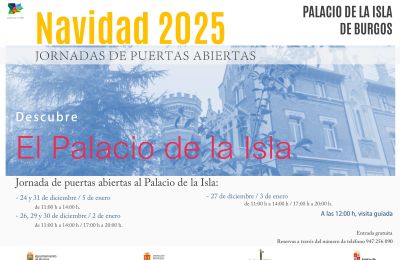 El Instituto Castellano y Leonés de la Lengua  programa en Navidad nuevas aperturas del Palacio de la Isla