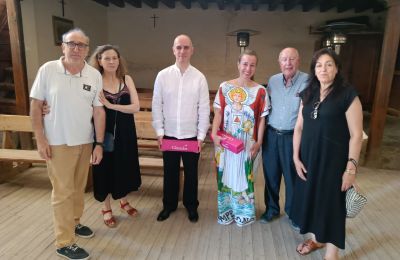 La soprano María Ángeles Ferrer y el organista David largo interpretan ‘El canto de la Sibila’ en Fuente El Sol  