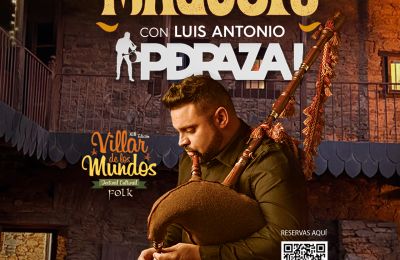 El músico zamorano Luis Antonio Pedraza clausura el festival folclórico de Villar de los Barrios